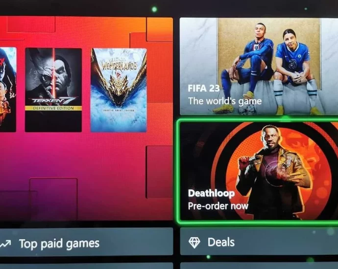 Deathloop Xbox Dashboard