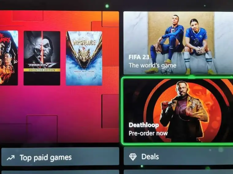 Deathloop Xbox Dashboard