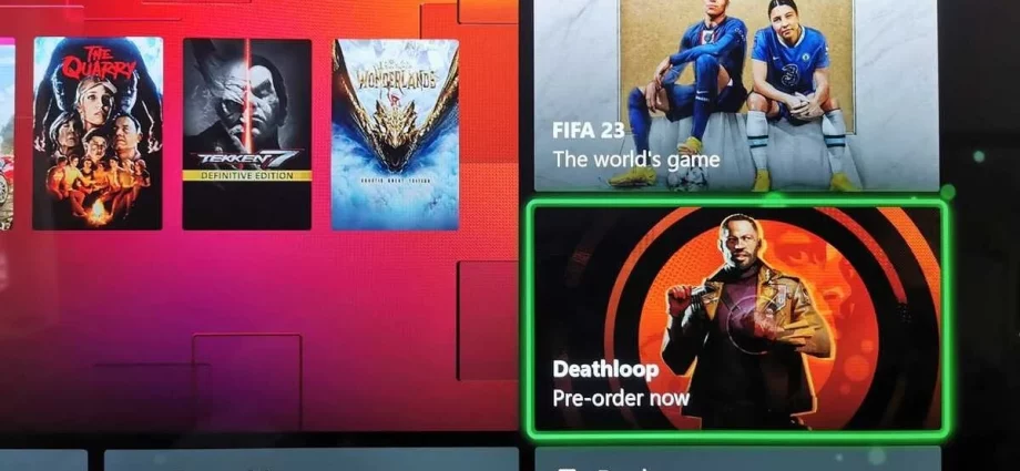 Deathloop Xbox Dashboard