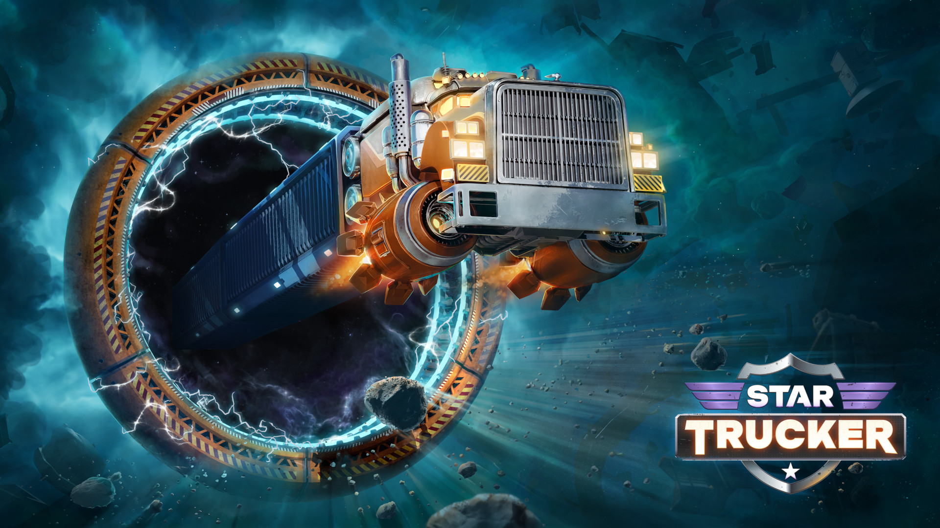 Star Trucker: O simulador retro-futurista de caminhões espaciais!