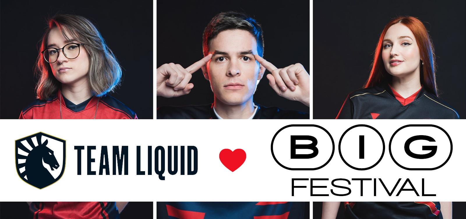 Team Liquid traz muita ação e interação para o BIG Festival 2023!