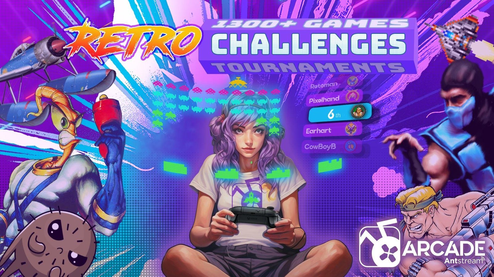 Antstream: Projeto de plataforma de streaming para jogos retrô atinge meta  no Kickstarter - Universo Retrô