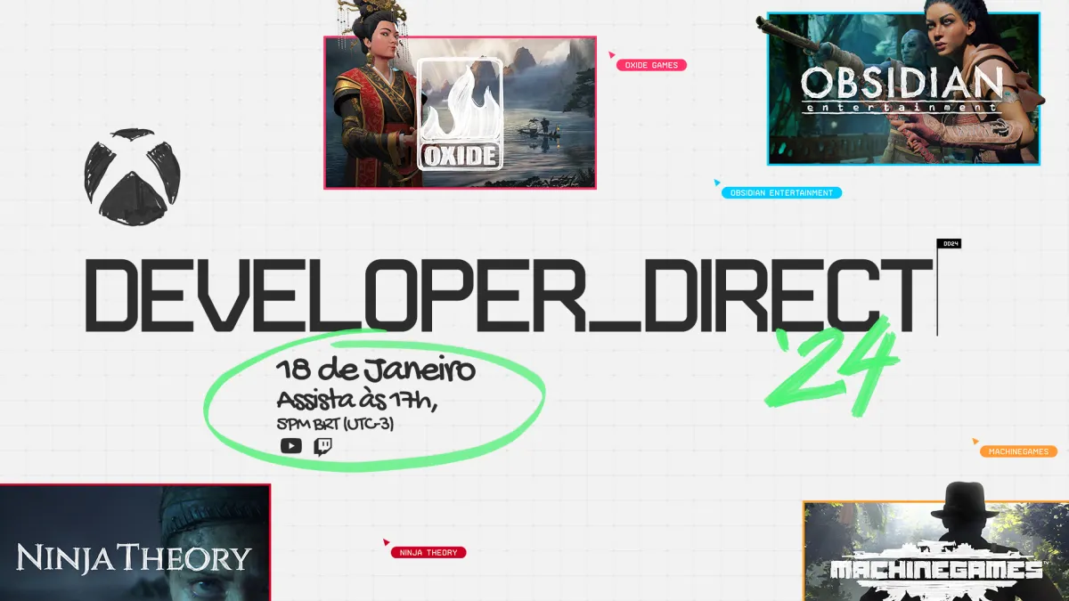 Xbox anuncia Developer_Direct 2024 para janeiro Xbox anuncia Developer_Direct 2024 para janeiro
