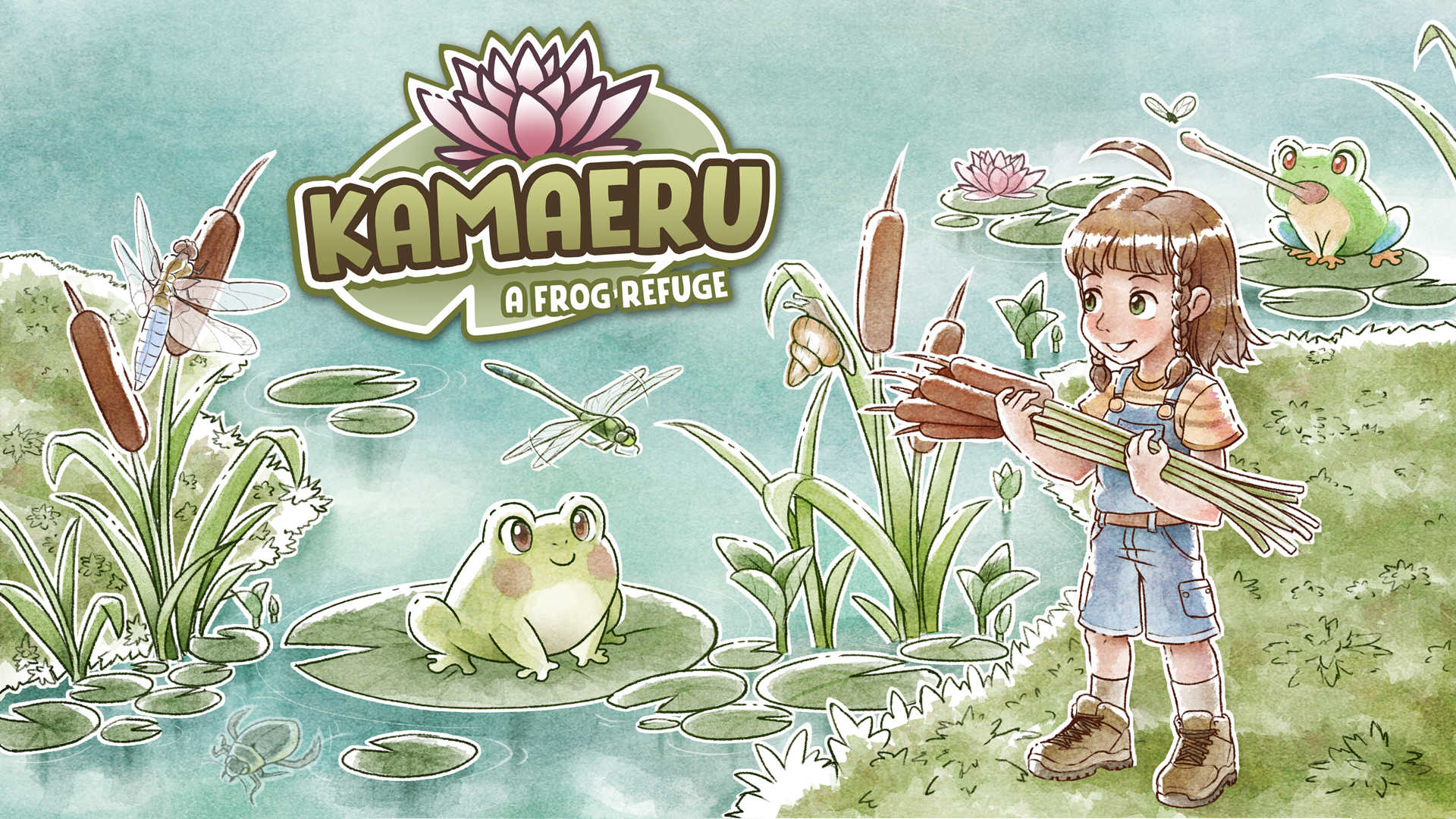 Kamaeru: A Frog Refuge traz um refúgio aconchegante para anfíbios no PC, Switch e Xbox