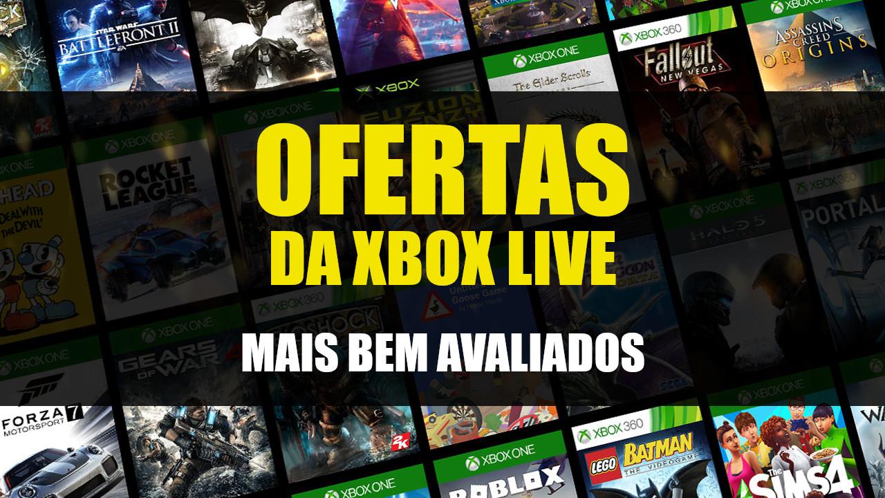 Ofertas da Xbox Live — Jogos Mais Bem Avaliados