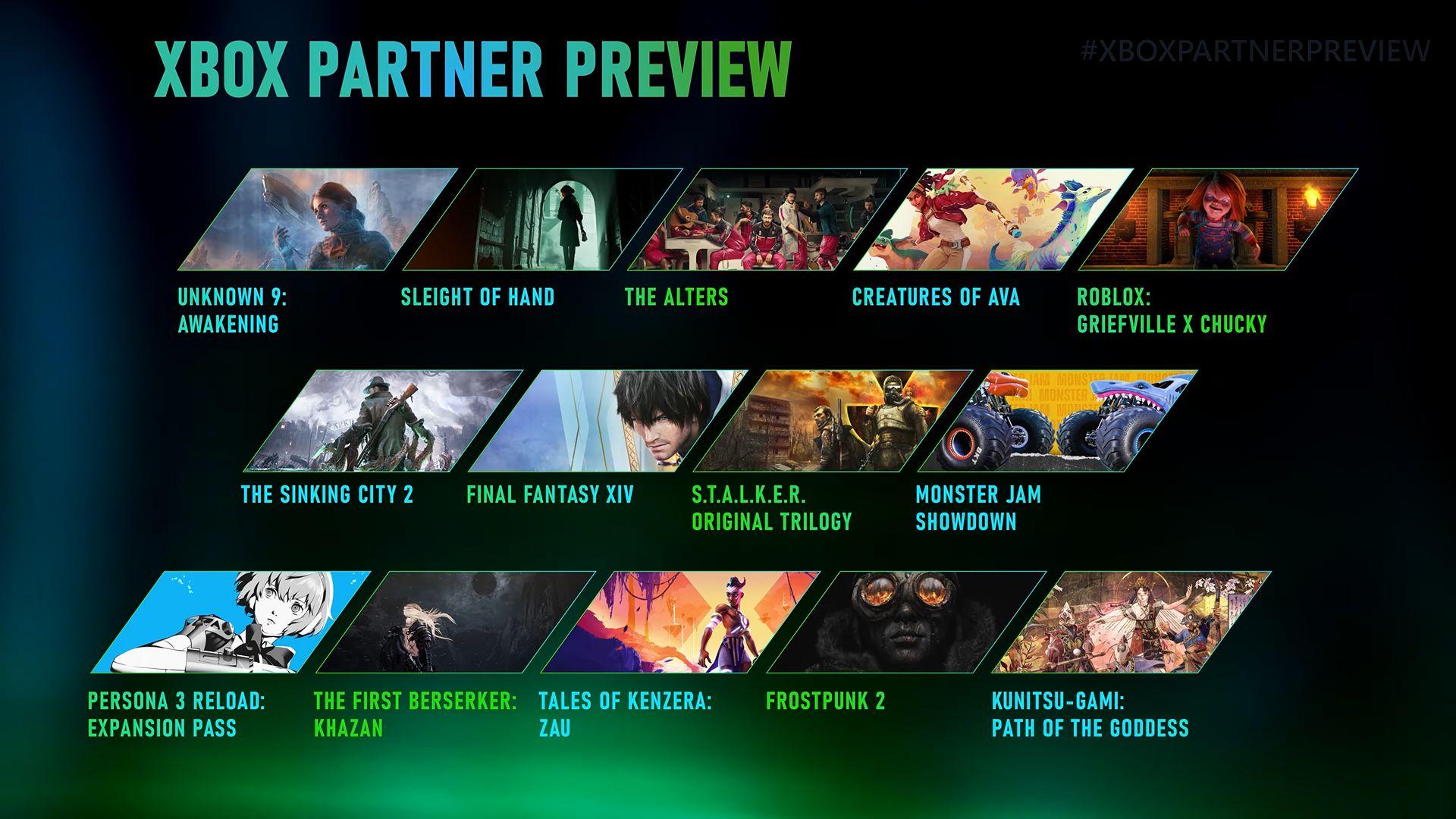 Xbox Partner Preview – Resumo do Evento