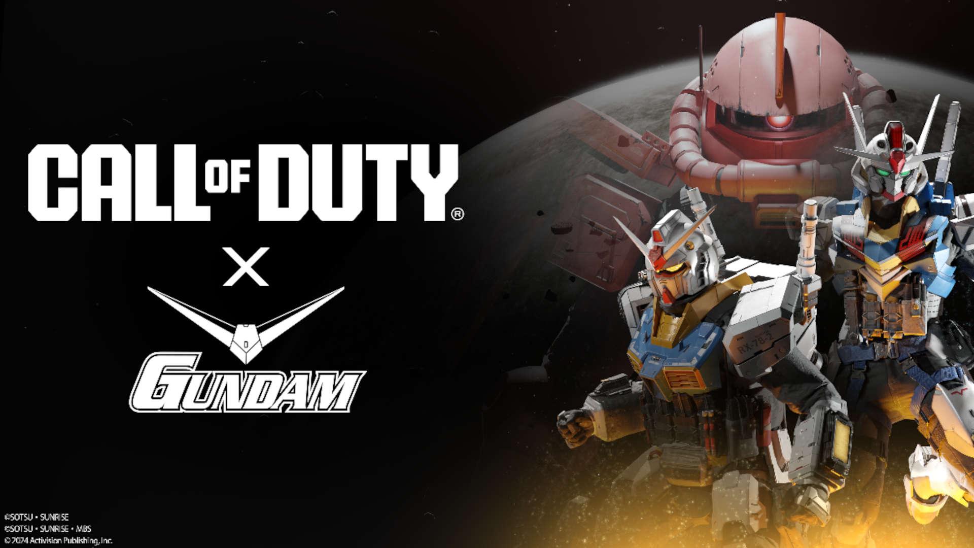 Call of Duty recebe skins de Gundam em nova colaboração com Bandai Namco