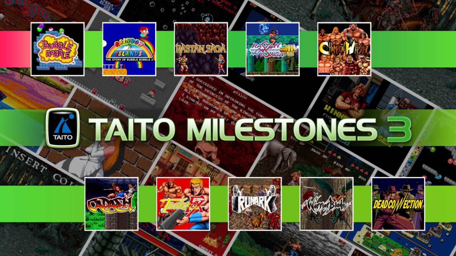 TAITO Milestones 3 Chega ao Nintendo Switch com 10 Clássicos!