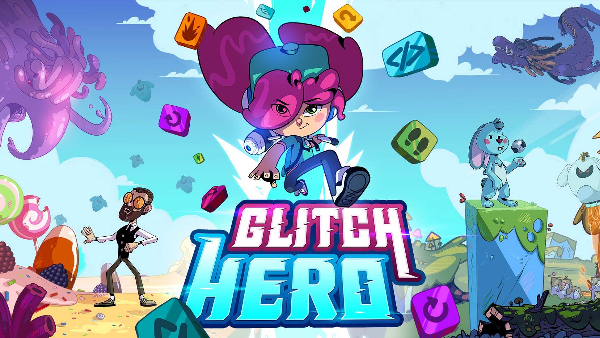 Glitch Hero: Aventura de Ação e Quebra-Cabeça com Programação Chega ao PC e Consoles