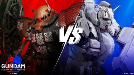 Gundam Requiem for Vengeance Red vs Blue