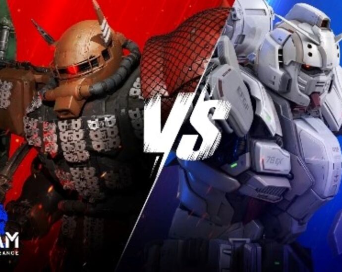Gundam Requiem for Vengeance Red vs Blue