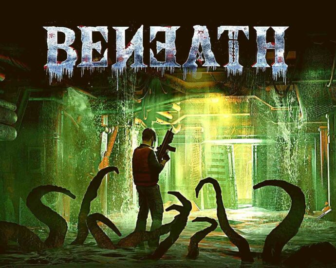 Beneath