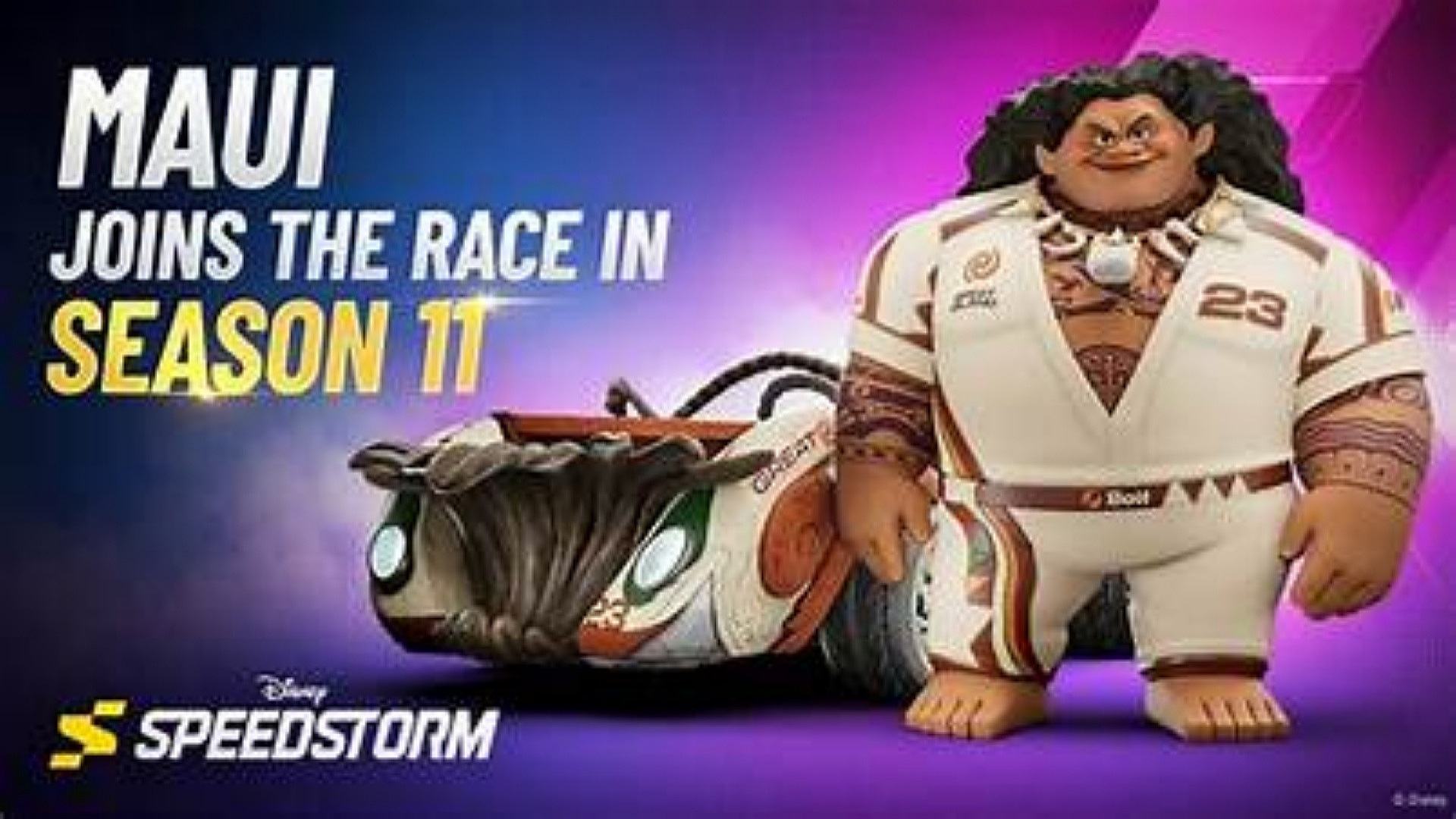 Maui Chega com Tudo em Disney Speedstorm! Trailer Revela Novo Corredor