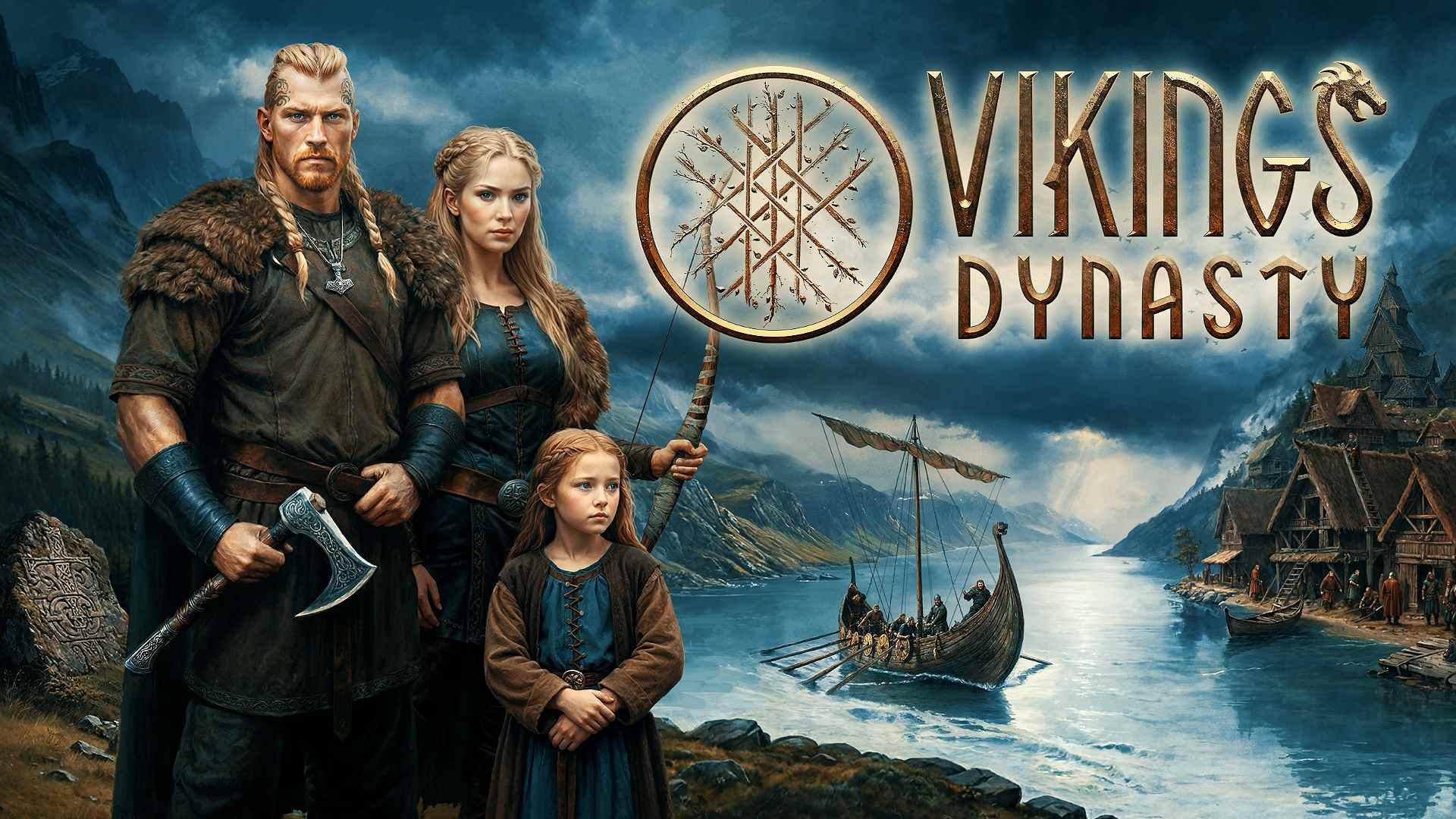 Vikings Dynasty: Sobreviva e lidere seu clã Viking!