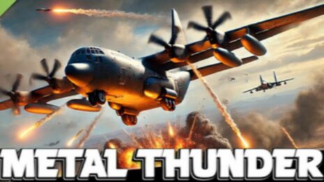 Metal Thunder: Ação Aérea Frenética no Estilo Death From Above e Vampire Survivors Metal Thunder