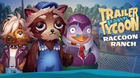 Trailer Park Tycoon: Raccoon Ranch - Simulação Inusitada Chega ao Steam em 2025 Trailer Park Tycoon Raccoon Ranch