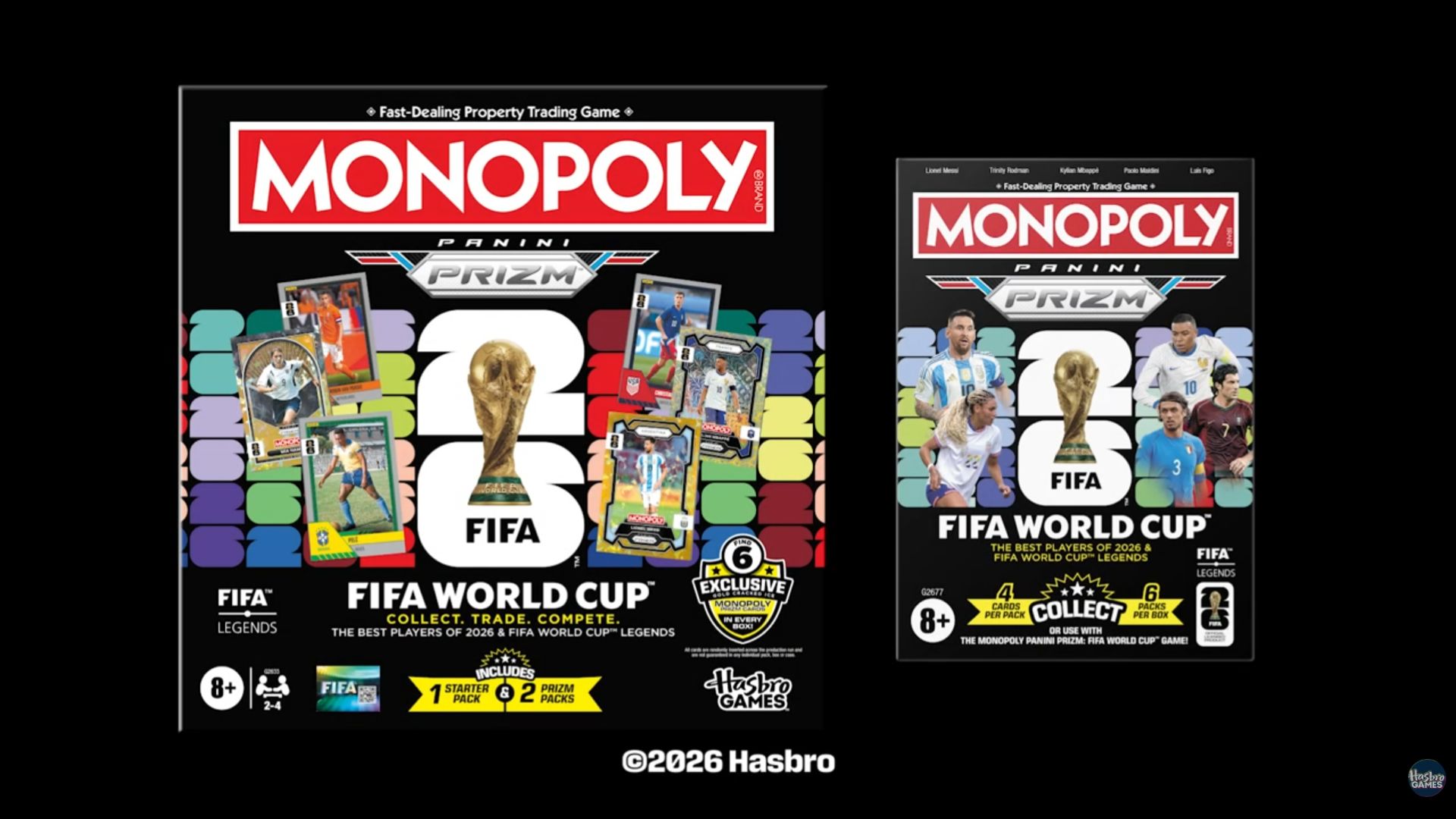 Copa do Mundo no Tabuleiro: Monopoly FIFA 2026 Chega com Cartas Colecionáveis Panini Prizm