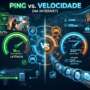 Ping vs. Velocidade: Por Que Sua Internet de 500 Mbps Ainda Te Faz ‘Lagar’ nos Games