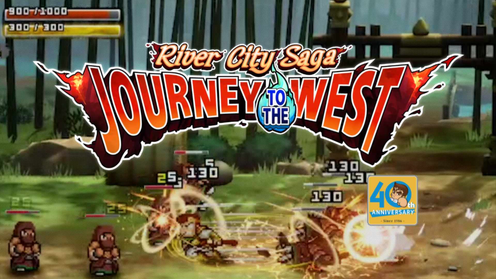 Kunio-kun Se Aventura na China Antiga em Novo Roguelike, Site de River City Saga: Journey to the West no Ar!