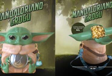 O Mandaloriano e Grogu balde cinepolis