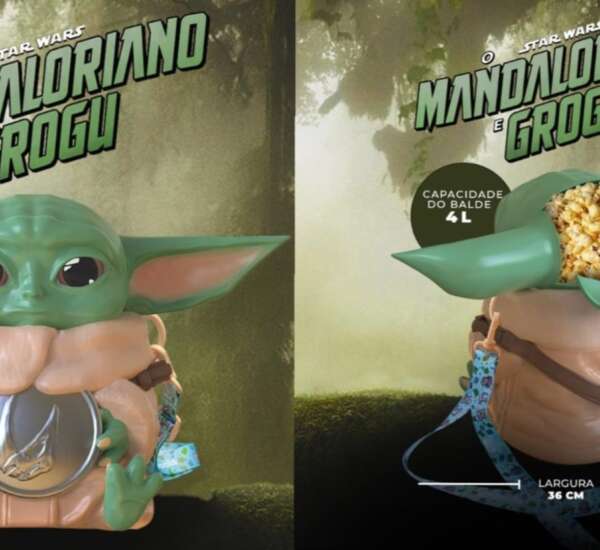 O Mandaloriano e Grogu balde cinepolis