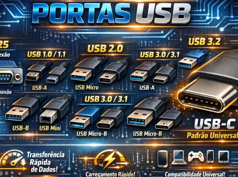 Portas USB