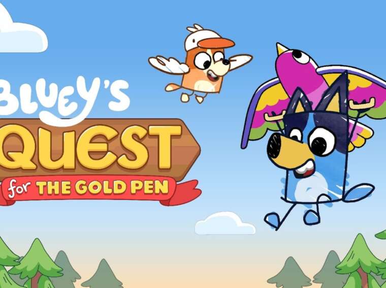 Bluey’s Quest for The Gold Pen