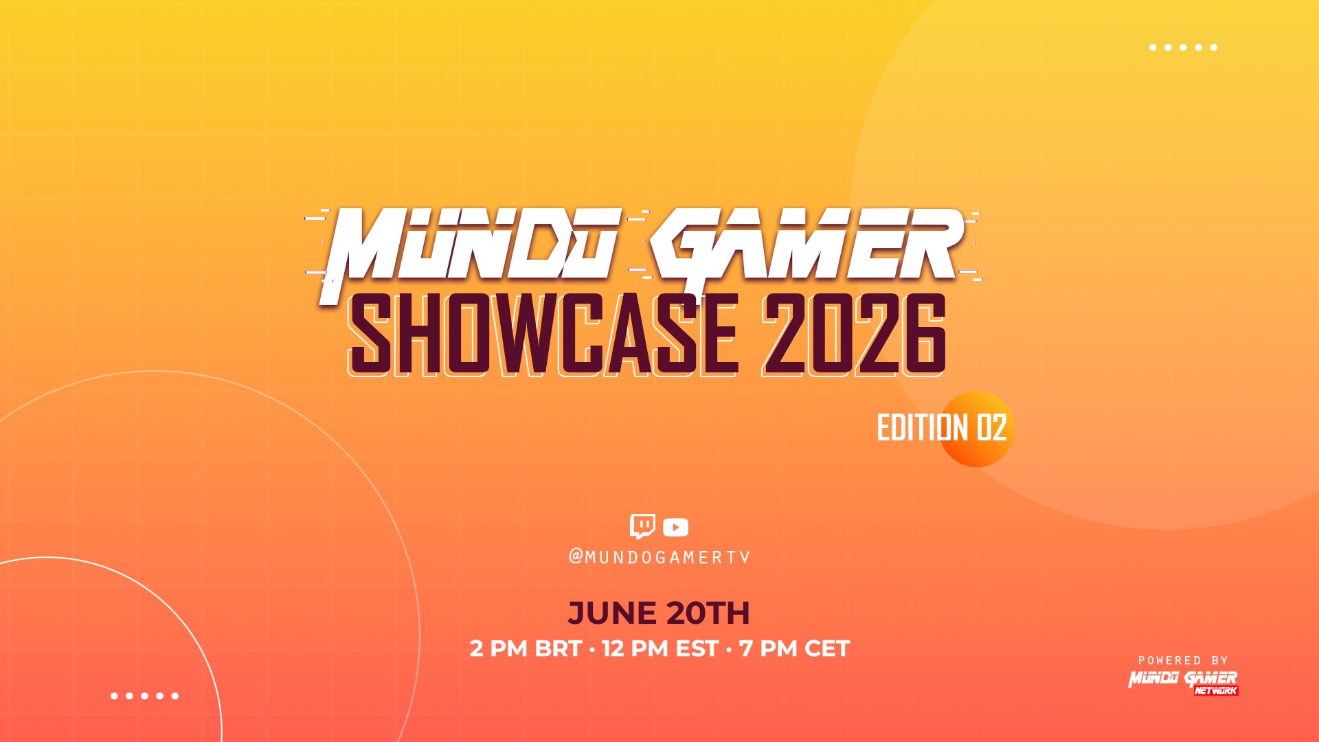 Mundo Gamer Showcase 2026