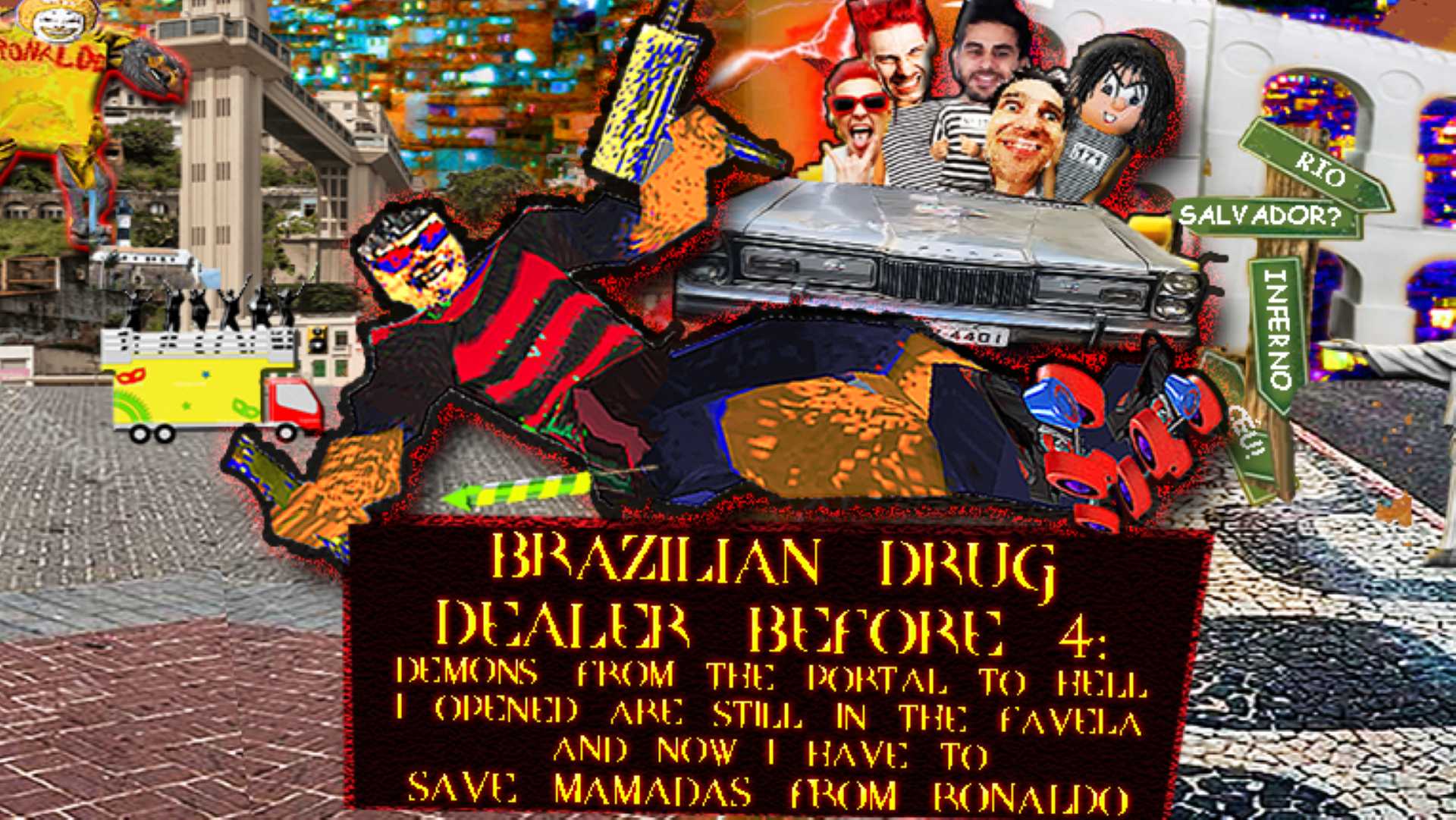 AVIÃOZINHO DO TRÁFICO PRÉ 4: SOBRARAM DEMONIOS DO PORTAL PRO INFERNO NA FAVELA QUE ABRI E AGORA TENHO QUE SALVAR OS MAMADAS DO RONALDO