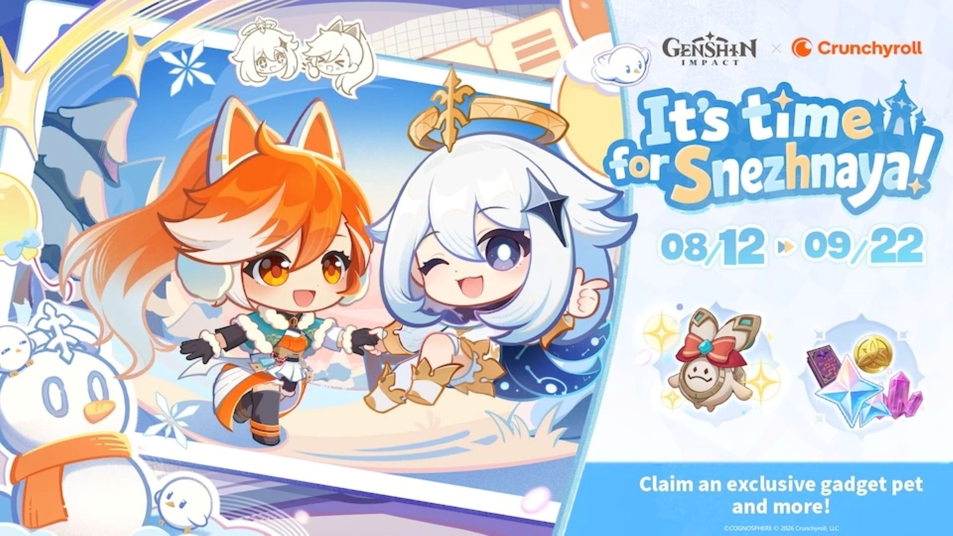 Genshin Impact e Crunchyroll