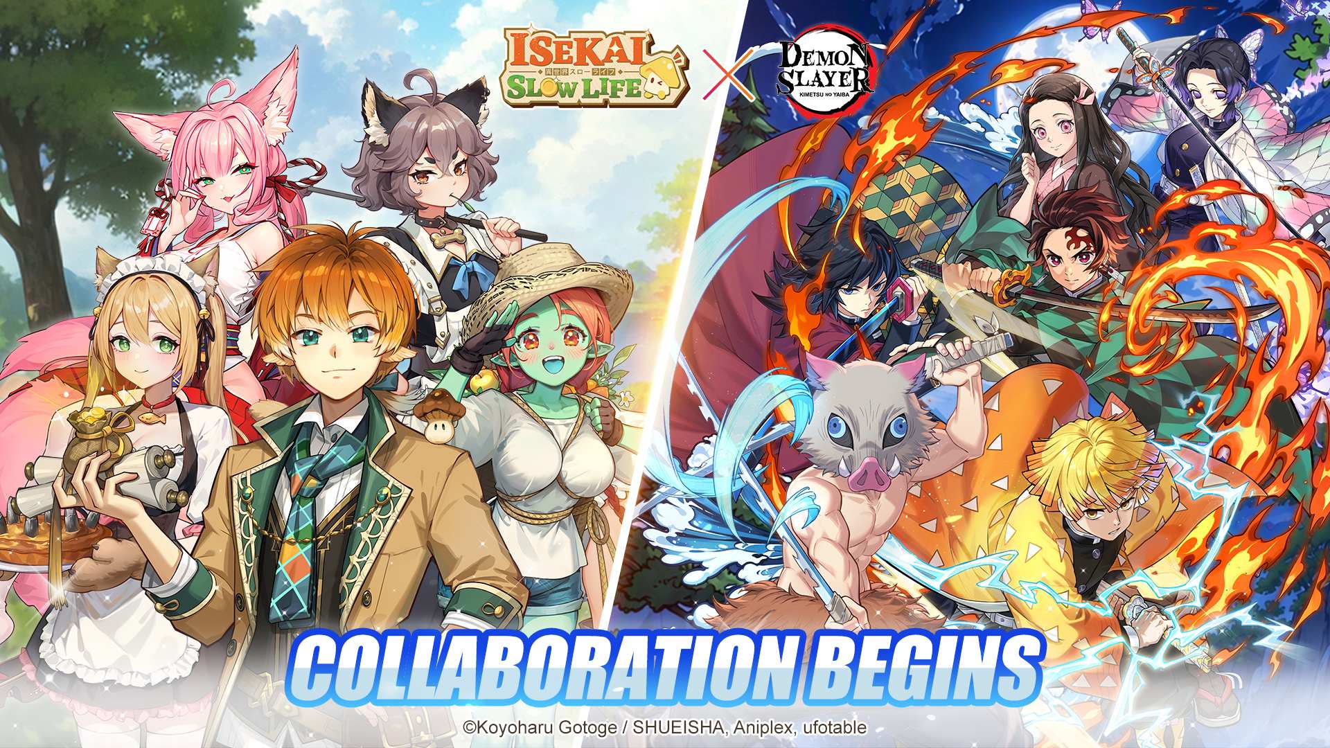 Iseaki Slow Life x Demon Slayer