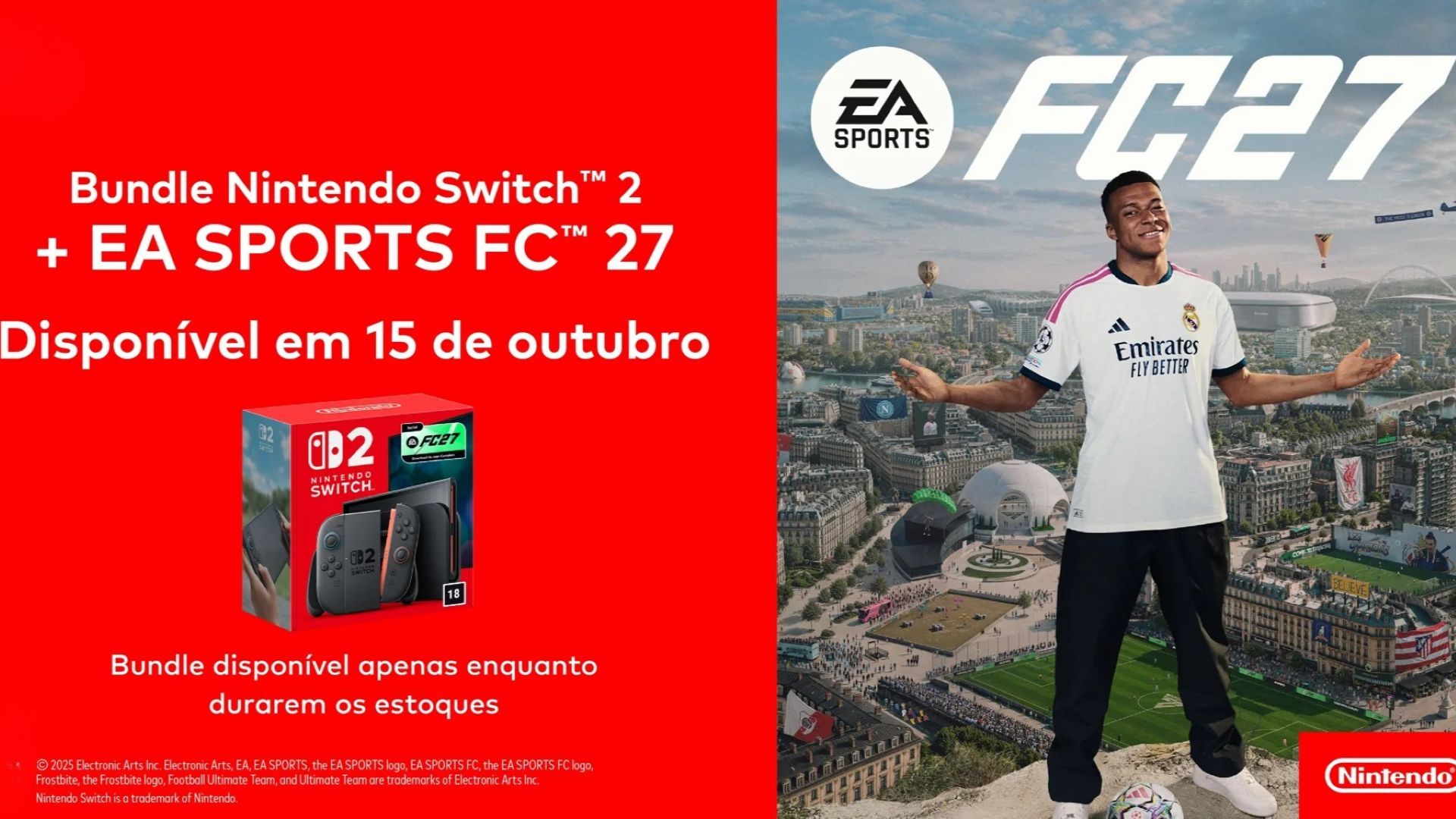 Nintendo Switch 2 + EA SPORTS FC 27 bundle